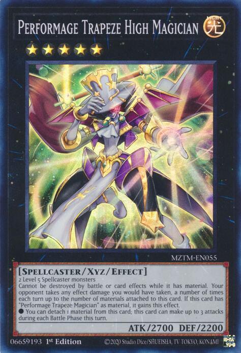 Performage Trapeze High Magician [MZTM-EN055] Super Rare | The Time Vault CA