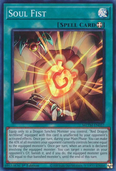 Soul Fist [MZTM-EN057] Super Rare | The Time Vault CA