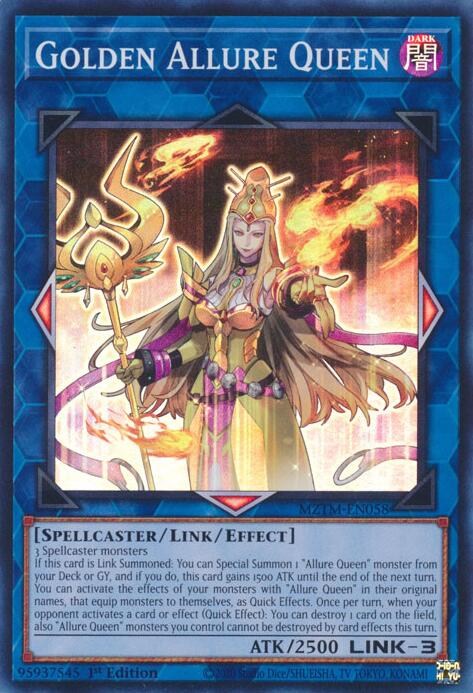 Golden Allure Queen [MZTM-EN058] Super Rare | The Time Vault CA