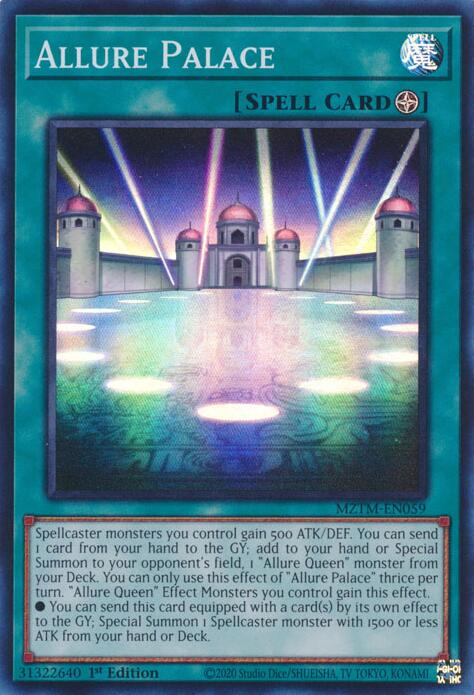 Allure Palace [MZTM-EN059] Super Rare | The Time Vault CA