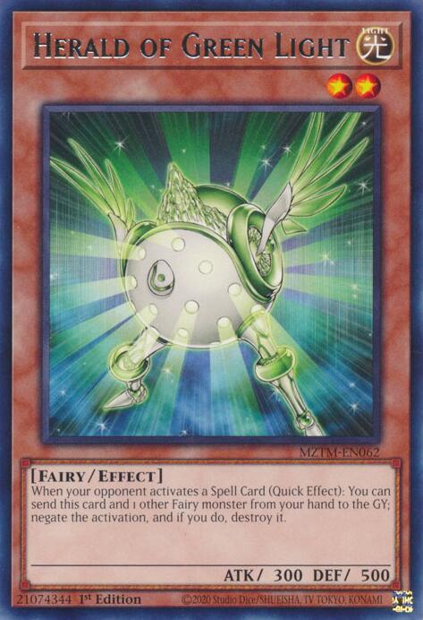 Herald of Green Light [MZTM-EN062] Rare | The Time Vault CA