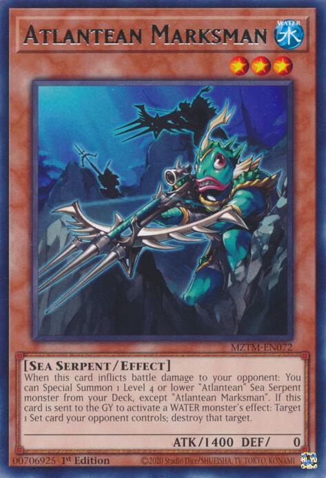 Atlantean Marksman [MZTM-EN072] Rare | The Time Vault CA