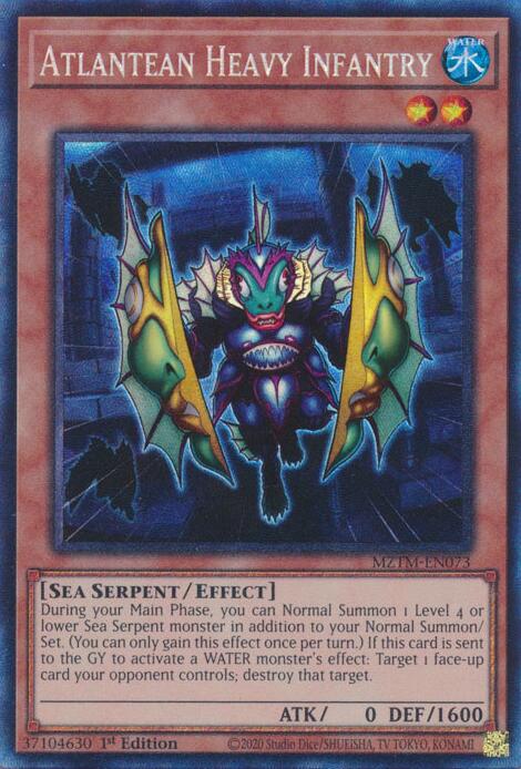Atlantean Heavy Infantry (Collector's Rare) [MZTM-EN073] Collector's Rare | The Time Vault CA