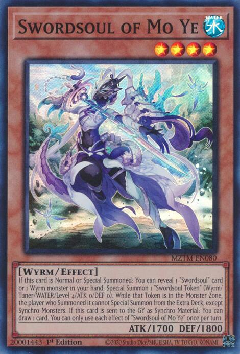 Swordsoul of Mo Ye [MZTM-EN080] Super Rare | The Time Vault CA