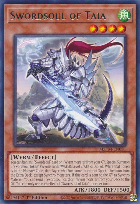 Swordsoul of Taia [MZTM-EN081] Rare | The Time Vault CA
