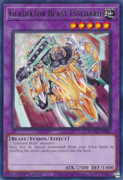 Gladiator Beast Essedarii [MZTM-EN085] Rare | The Time Vault CA