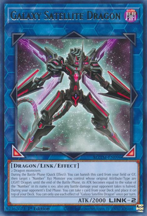 Galaxy Satellite Dragon [MZTM-EN096] Rare | The Time Vault CA
