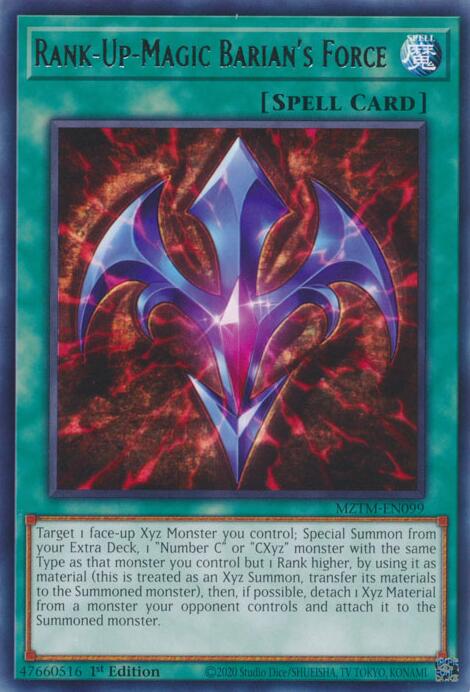 Rank-Up-Magic Barian's Force [MZTM-EN099] Rare | The Time Vault CA