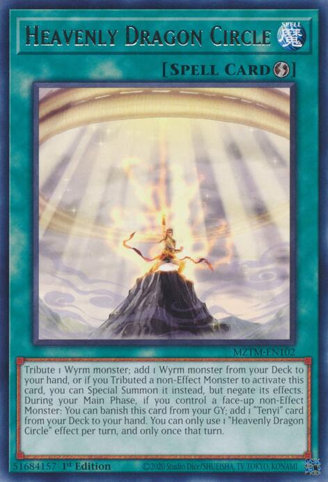 Heavenly Dragon Circle [MZTM-EN102] Rare | The Time Vault CA