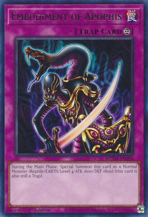Embodiment of Apophis [MZTM-EN104] Rare | The Time Vault CA