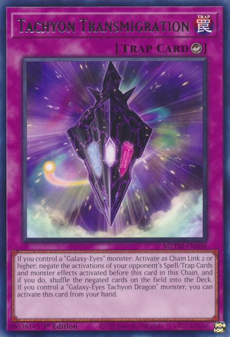 Tachyon Transmigration [MZTM-EN106] Rare | The Time Vault CA