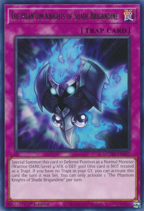 The Phantom Knights of Shade Brigandine [MZTM-EN107] Rare | The Time Vault CA