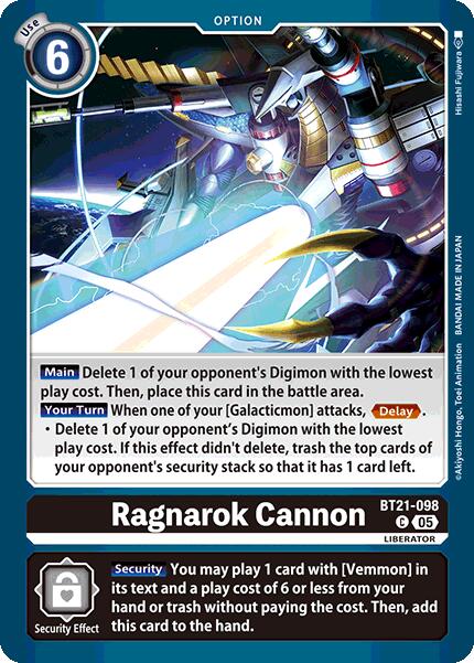 Ragnarok Cannon [BT21-098] [World Convergence] | The Time Vault CA