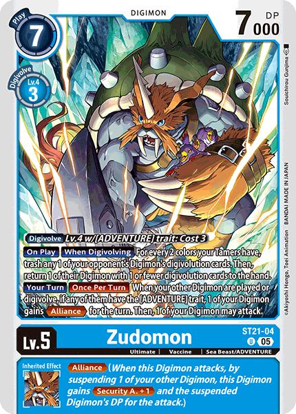 Zudomon [ST21-04] [Starter Deck: Hero of Hope] | The Time Vault CA