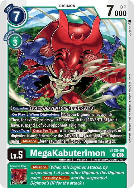 MegaKabuterimon [ST20-09] [Starter Deck: Protector of Light] | The Time Vault CA