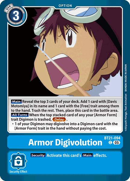 Armor Digivolution [BT21-094] [World Convergence] | The Time Vault CA