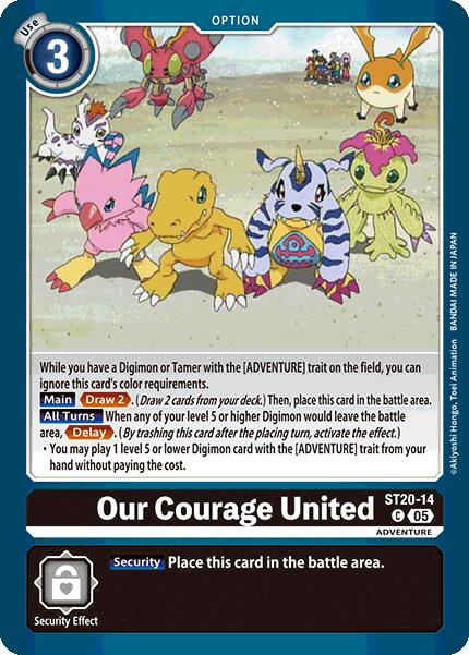 Our Courage United [ST20-14] [Starter Deck: Protector of Light] | The Time Vault CA