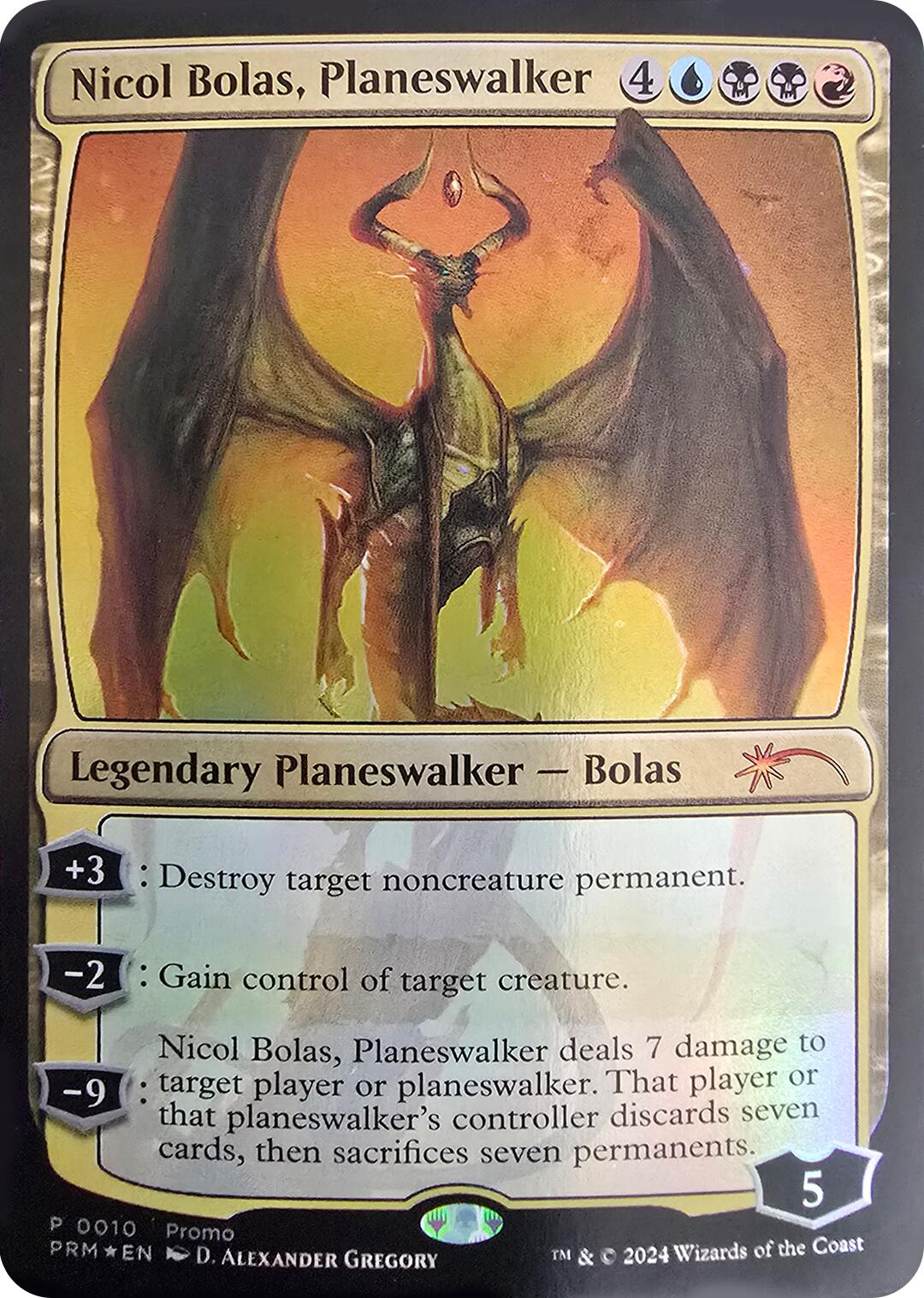 Nicol Bolas, Planeswalker [Media Promos] | The Time Vault CA