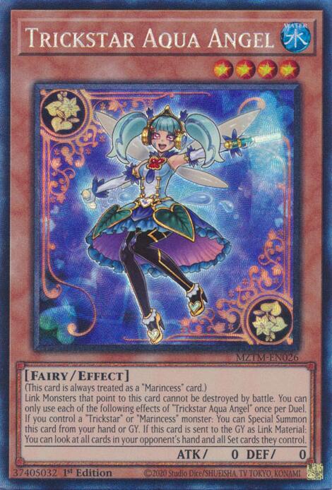 Trickstar Aqua Angel (Collector's Rare) [MZTM-EN026] Collector's Rare | The Time Vault CA