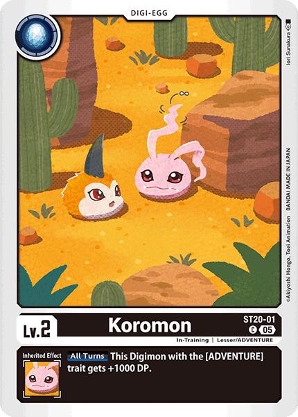 Koromon [ST20-01] [Starter Deck: Protector of Light] | The Time Vault CA
