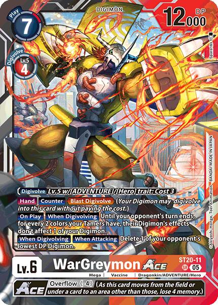 WarGreymon ACE [ST20-11] [Starter Deck: Protector of Light] | The Time Vault CA