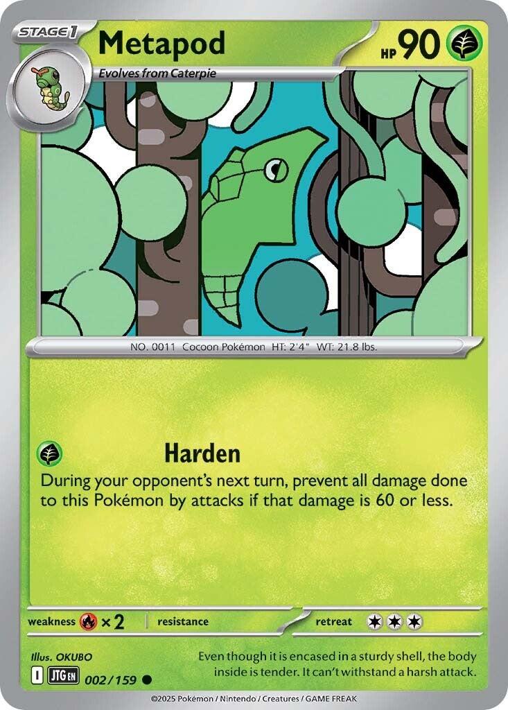 Metapod (002/159) [Scarlet & Violet: Journey Together] | The Time Vault CA