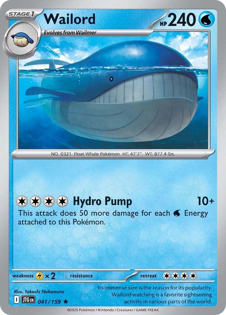 Wailord (041/159) [Scarlet & Violet: Journey Together] | The Time Vault CA