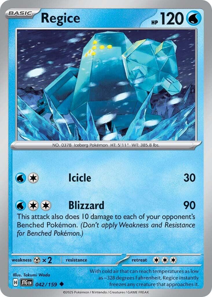 Regice (042/159) [Scarlet & Violet: Journey Together] | The Time Vault CA