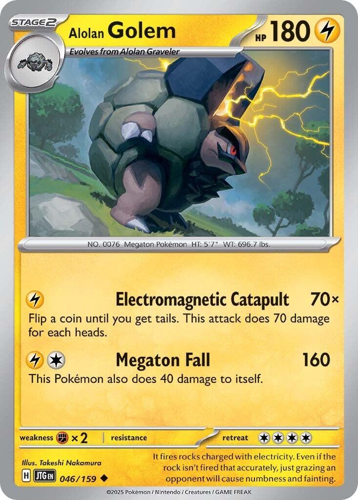 Alolan Golem (046/159) [Scarlet & Violet: Journey Together] | The Time Vault CA
