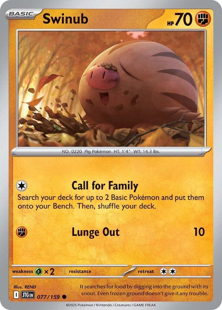 Swinub (077/159) [Scarlet & Violet: Journey Together] | The Time Vault CA