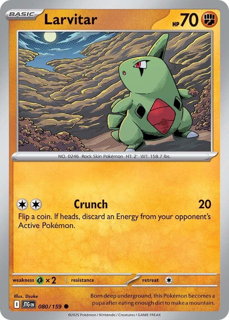 Larvitar (080/159) [Scarlet & Violet: Journey Together] | The Time Vault CA