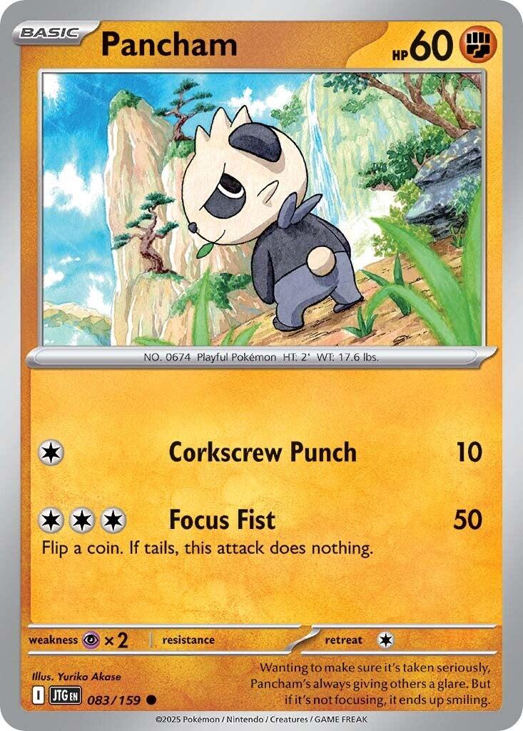 Pancham (083/159) [Scarlet & Violet: Journey Together] | The Time Vault CA