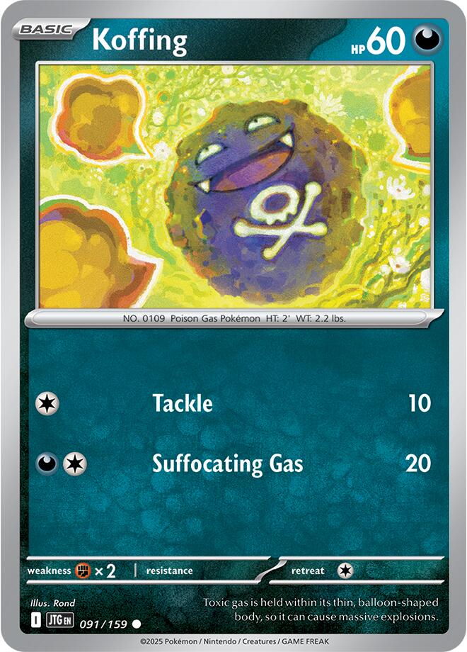 Koffing (091/159) [Scarlet & Violet: Journey Together] | The Time Vault CA