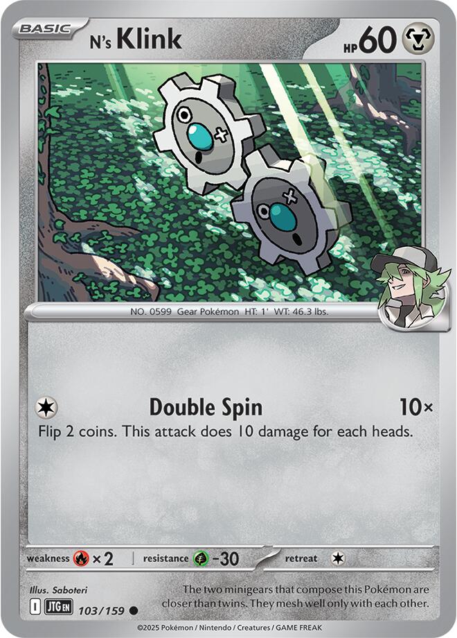 N's Klink (103/159) [Scarlet & Violet: Journey Together] | The Time Vault CA
