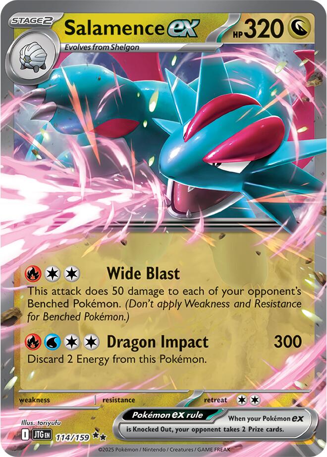 Salamence ex (114/159) [Scarlet & Violet: Journey Together] | The Time Vault CA