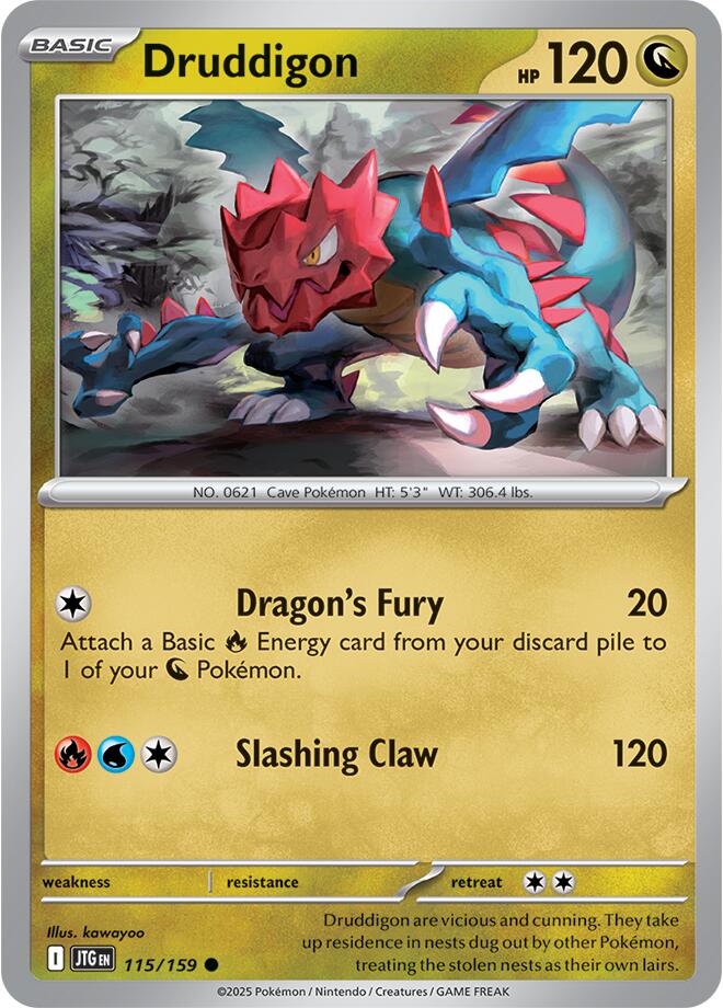 Druddigon (115/159) [Scarlet & Violet: Journey Together] | The Time Vault CA