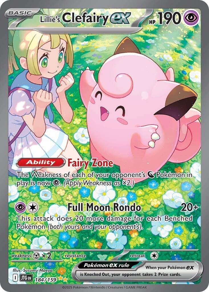 Lillie's Clefairy ex (184/159) [Scarlet & Violet: Journey Together] | The Time Vault CA