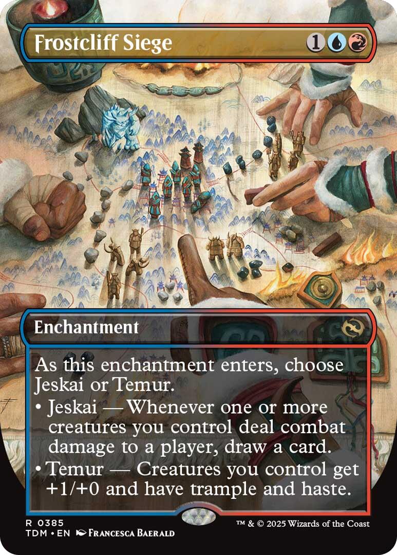 Frostcliff Siege (Borderless) [Tarkir: Dragonstorm] | The Time Vault CA