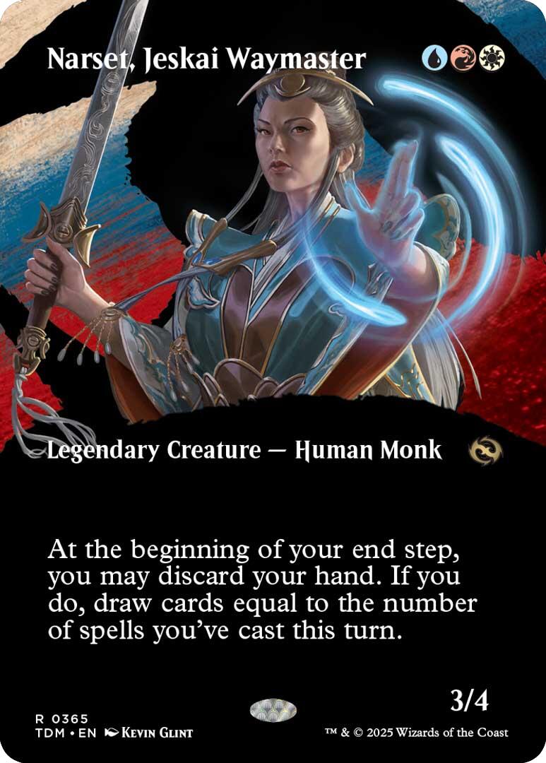 Narset, Jeskai Waymaster (Borderless) [Tarkir: Dragonstorm] | The Time Vault CA