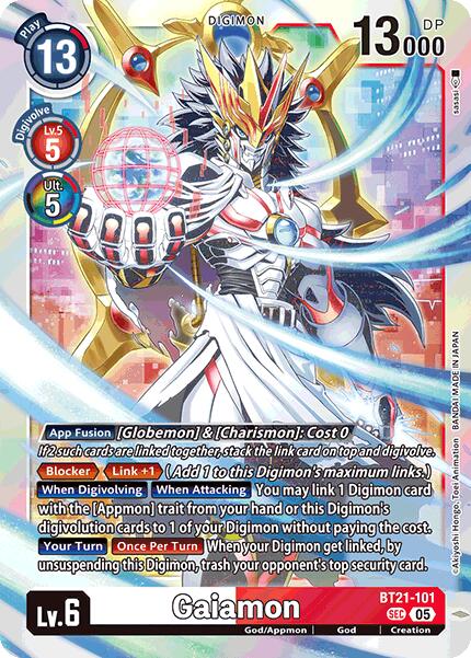 Gaiamon [BT21-101] [World Convergence] | The Time Vault CA