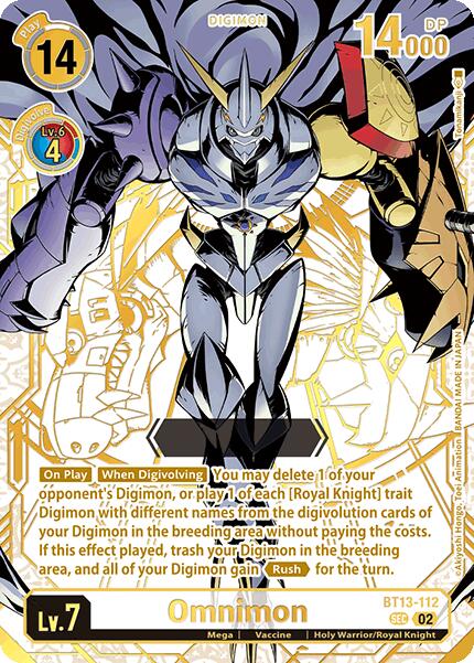 Omnimon [BT13-112] (Serial Numbered) [World Convergence] | The Time Vault CA