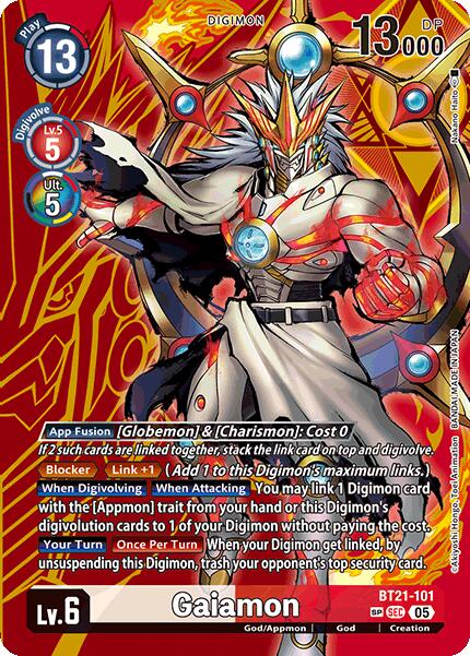 Gaiamon [BT21-101] (SP) [World Convergence] | The Time Vault CA