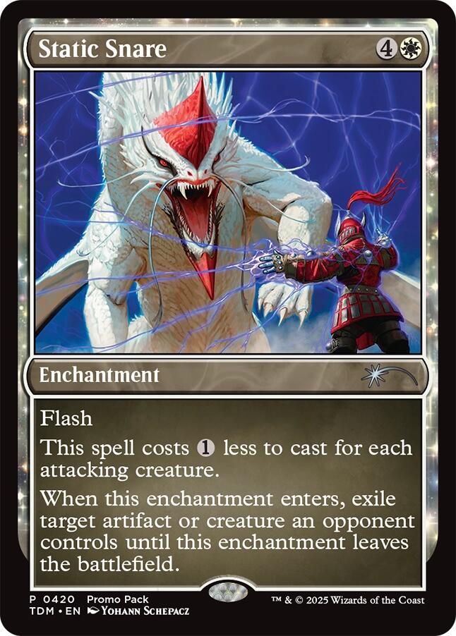 Static Snare [Tarkir: Dragonstorm Promos] | The Time Vault CA