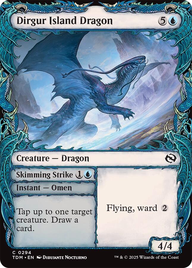 Dirgur Island Dragon (Showcase) [Tarkir: Dragonstorm] | The Time Vault CA