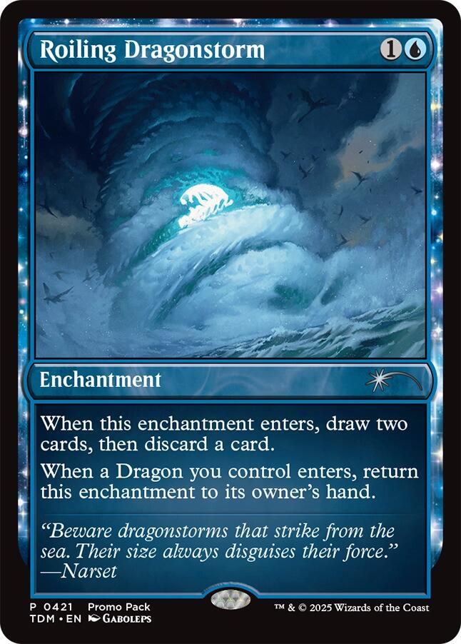 Roiling Dragonstorm [Tarkir: Dragonstorm Promos] | The Time Vault CA