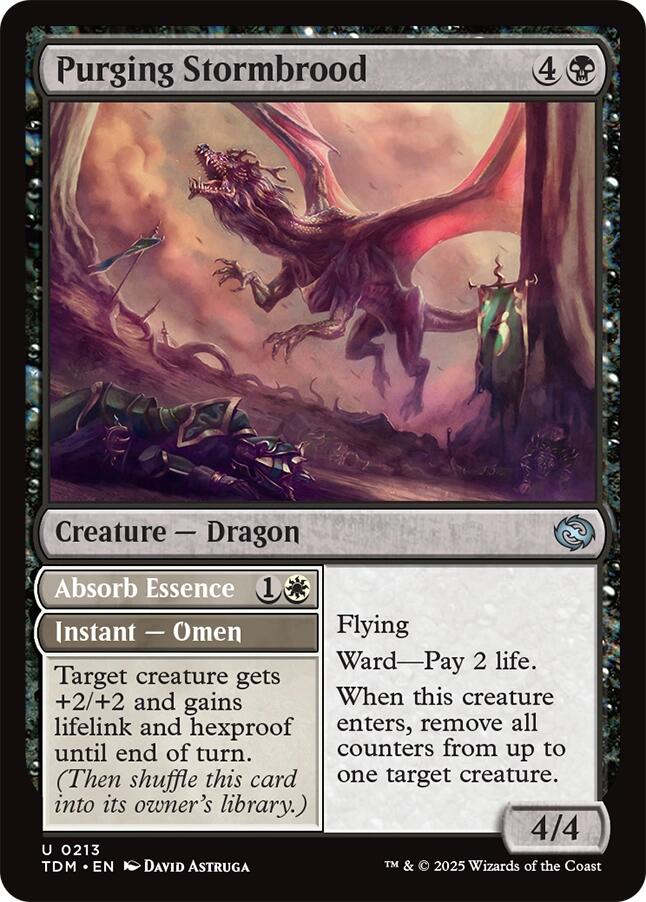 Purging Stormbrood [Tarkir: Dragonstorm] | The Time Vault CA