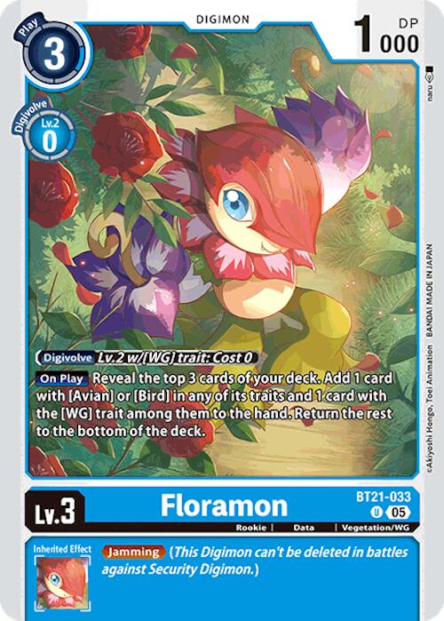 Floramon [BT21-033] [World Convergence] | The Time Vault CA