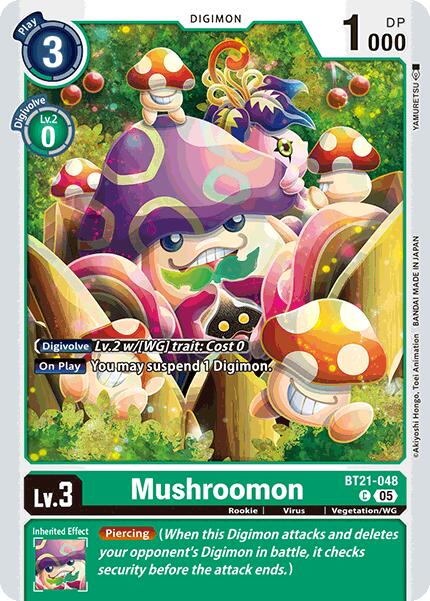Mushroomon [BT21-048] [World Convergence] | The Time Vault CA