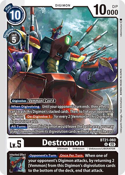 Destromon [BT21-060] [World Convergence] | The Time Vault CA