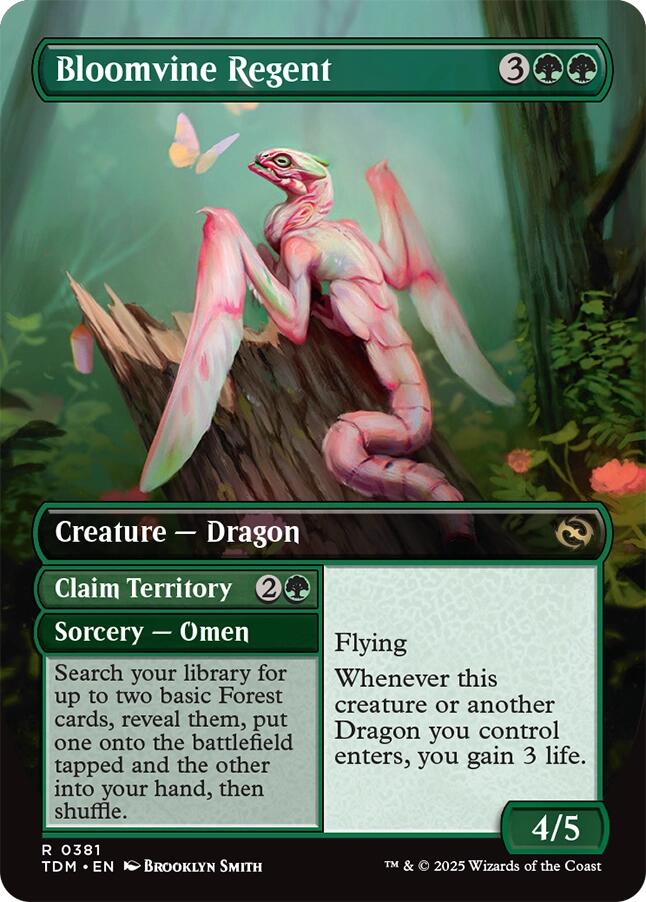 Bloomvine Regent (Borderless) [Tarkir: Dragonstorm] | The Time Vault CA